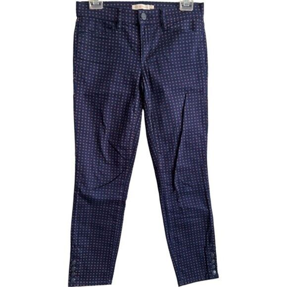 Tory Burch Low-Rise Skinny Leg Jeans, S/US26 - Picture 1 of 5